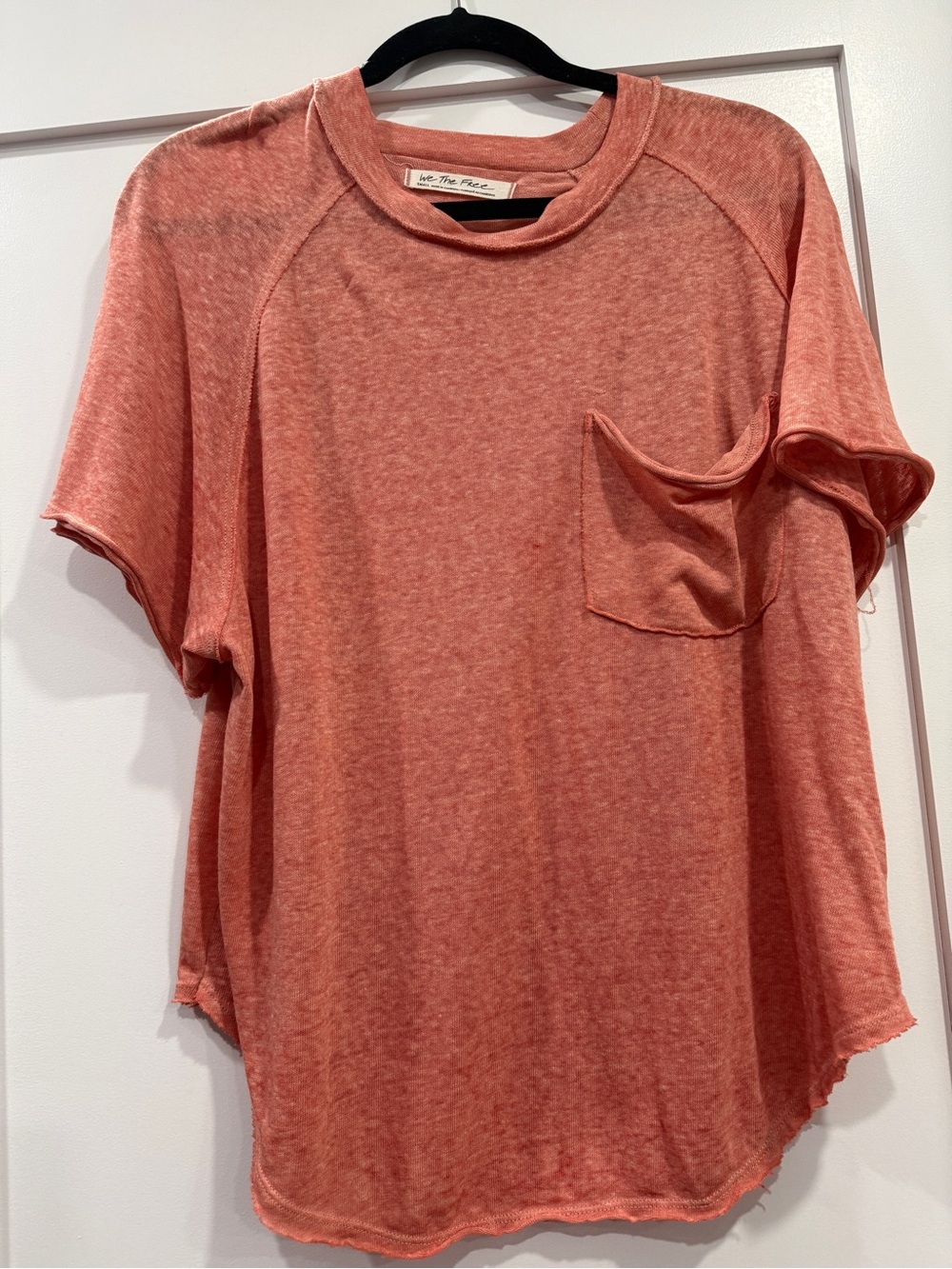 We The Free | Peach Crewneck Tee
